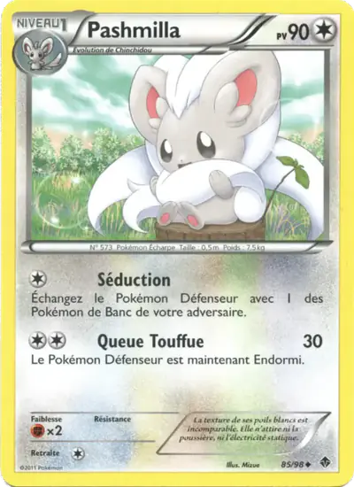 Image de la carte Pokemon Pashmilla 85/98