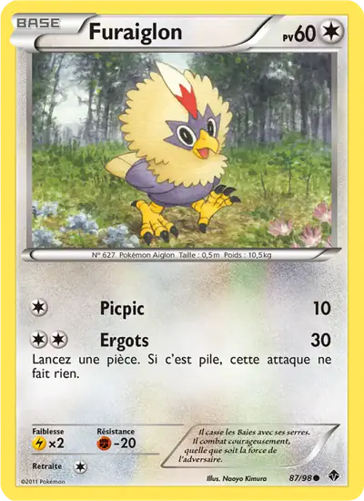 Image de la carte Pokemon Furaiglon 87/98