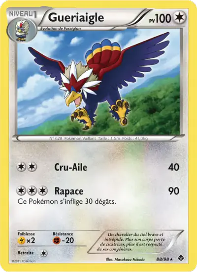 Image de la carte Pokemon Gueriaigle 88/98