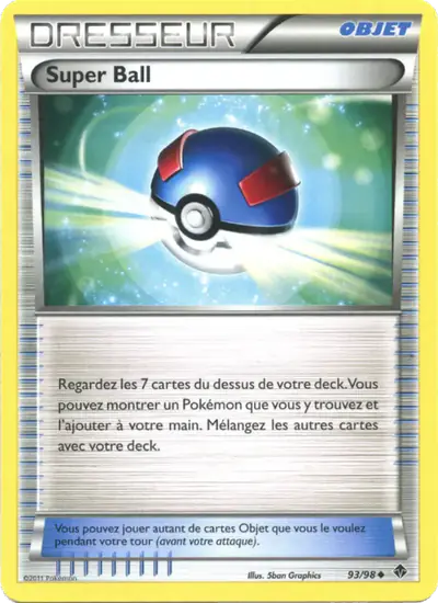 Image de la carte Pokemon Super Ball 93/98