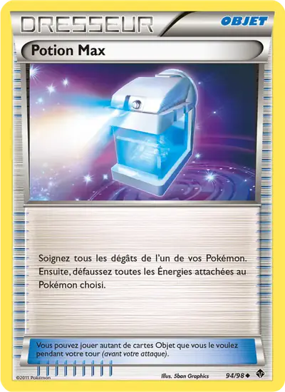 Image de la carte Pokemon Potion Max 94/98