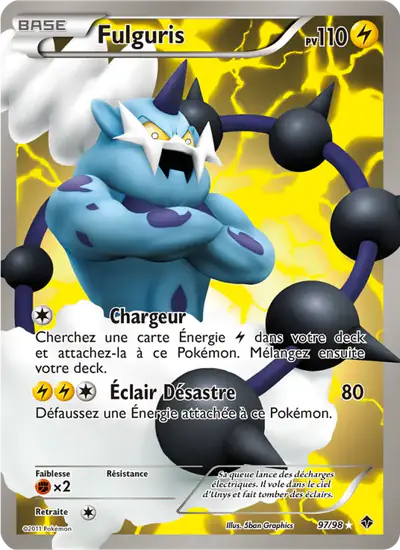 Image de la carte Pokemon Fulguris 97/98