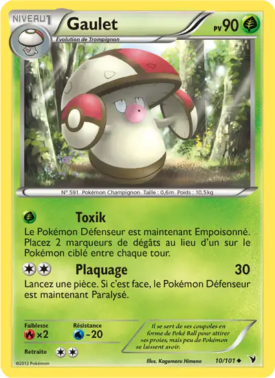 Image de la carte Pokemon Gaulet 10/101