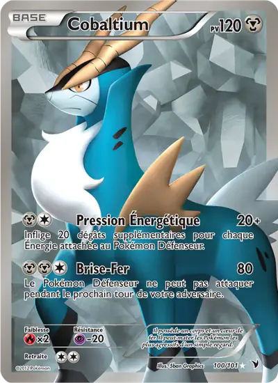 Image de la carte Pokemon Cobaltium 100/101