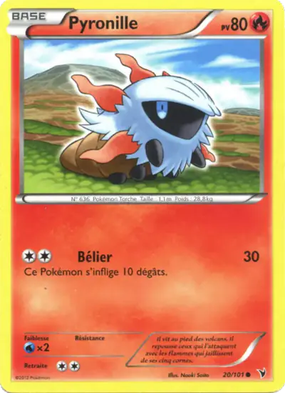 Image de la carte Pokemon Pyronille 20/101