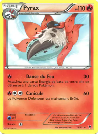 Image de la carte Pokemon Pyrax 21/101