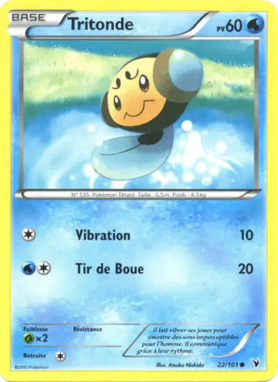 Image de la carte Pokemon Tritonde 22/101