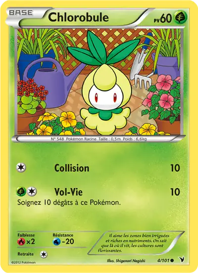 Image de la carte Pokemon Chlorobule 4/101
