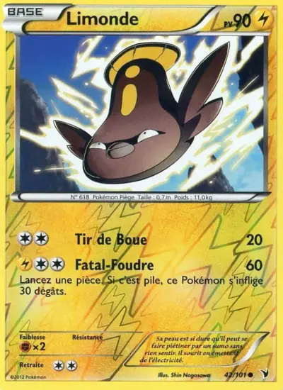 Image de la carte Pokemon Limonde 42/101
