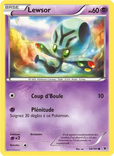 Image de la carte Pokemon Lewsor 54/101