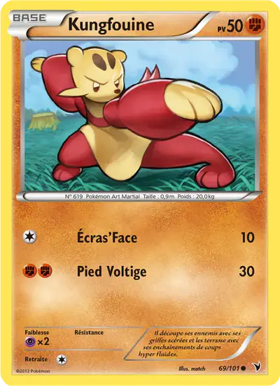 Image de la carte Pokemon Kungfouine 69/101