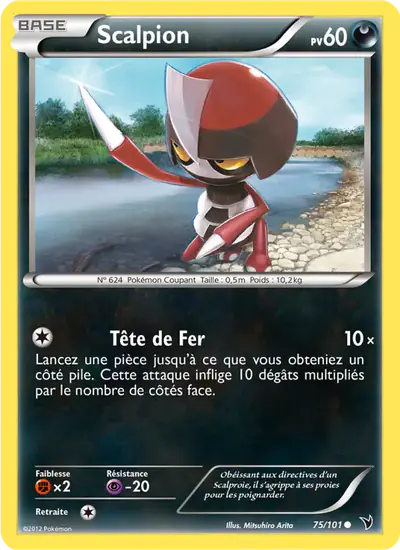 Image de la carte Pokemon Scalpion 75/101