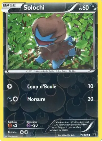 Image de la carte Pokemon Solochi 77/101