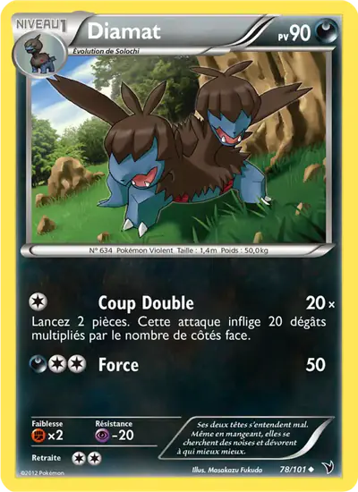 Image de la carte Pokemon Diamat 78/101