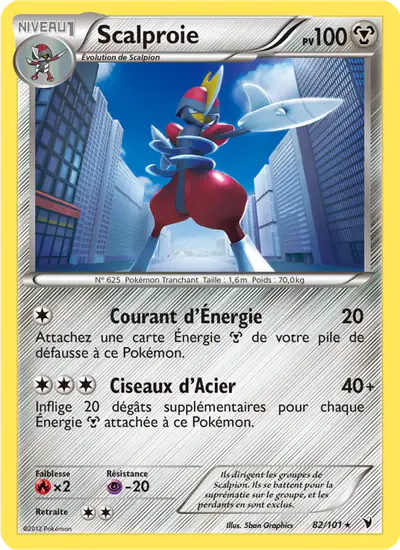 Image de la carte Pokemon Scalproie 82/101