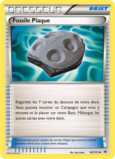 Image de la carte Pokemon Fossile Plaque 90/101