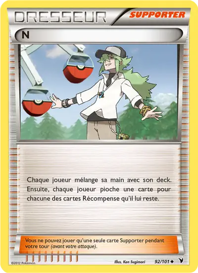 Image de la carte Pokemon N 92/101