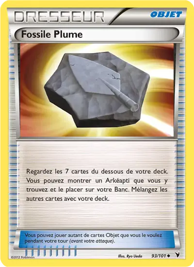Image de la carte Pokemon Fossile Plume 93/101