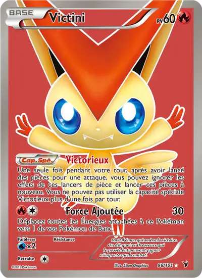 Image de la carte Pokemon Victini 98/101