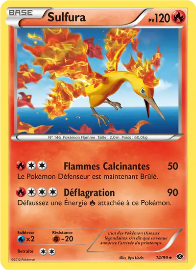 Image de la carte Pokemon Sulfura 14/99