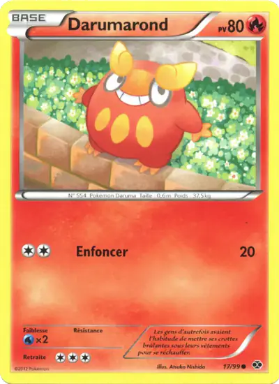 Image de la carte Pokemon Darumarond 17/99