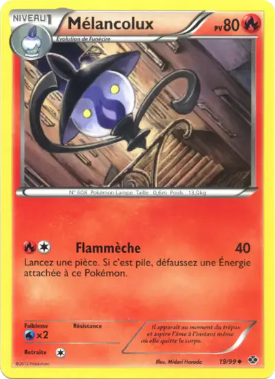 Image de la carte Pokemon Mélancolux 19/99