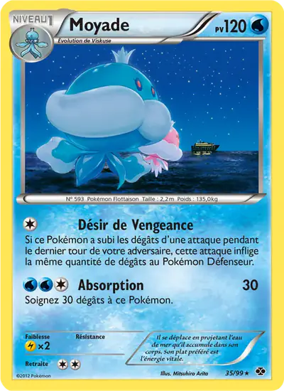 Image de la carte Pokemon Moyade 35/99