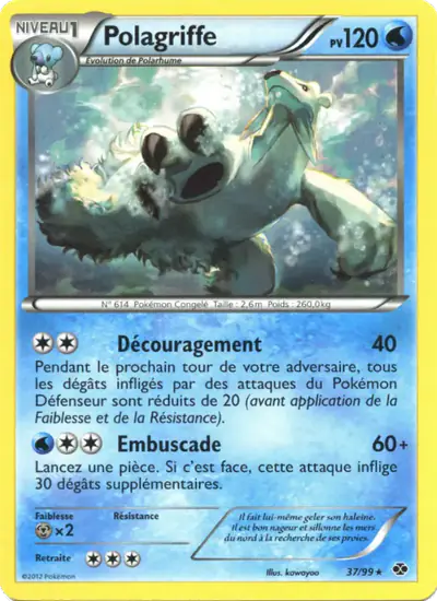 Image de la carte Pokemon Polagriffe 37/99