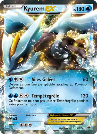 Image de la carte Pokemon Kyurem EX 38/99