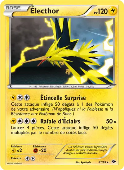 Image de la carte Pokemon Électhor 41/99