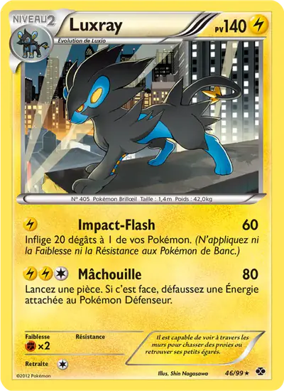 Image de la carte Pokemon Luxray 46/99