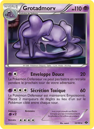 Image de la carte Pokemon Grotadmorv 53/99