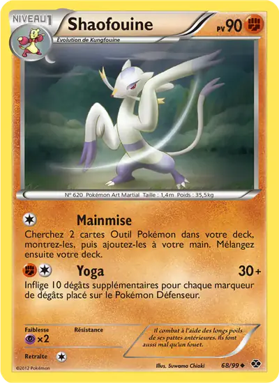 Image de la carte Pokemon Shaofouine 68/99