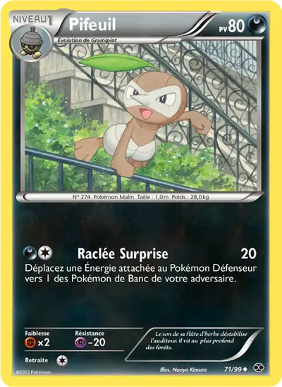 Image de la carte Pokemon Pifeuil 71/99