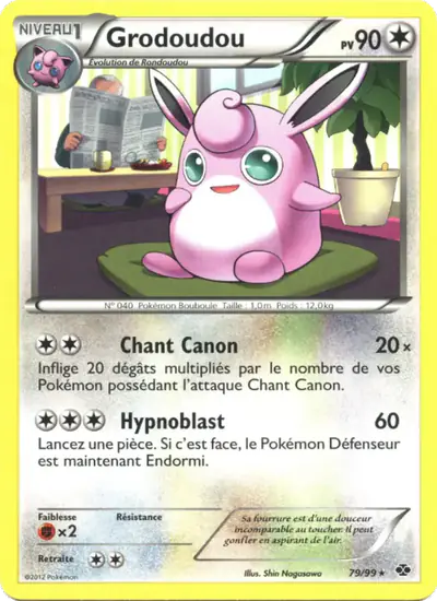 Image de la carte Pokemon Grodoudou 79/99
