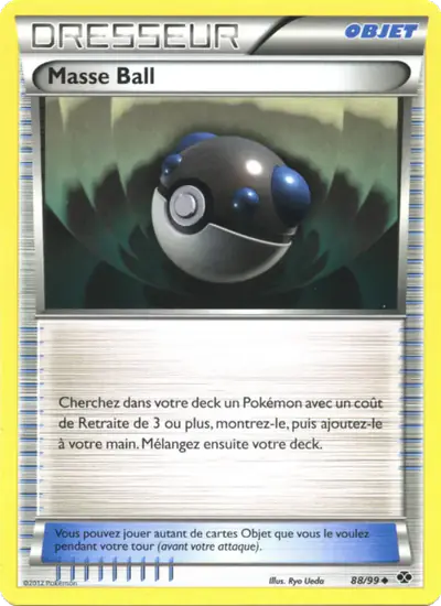 Image de la carte Pokemon Masse Ball 88/99