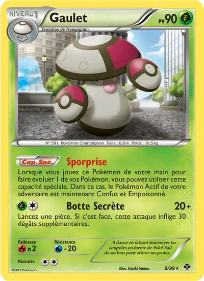 Image de la carte Pokemon Gaulet 9/99
