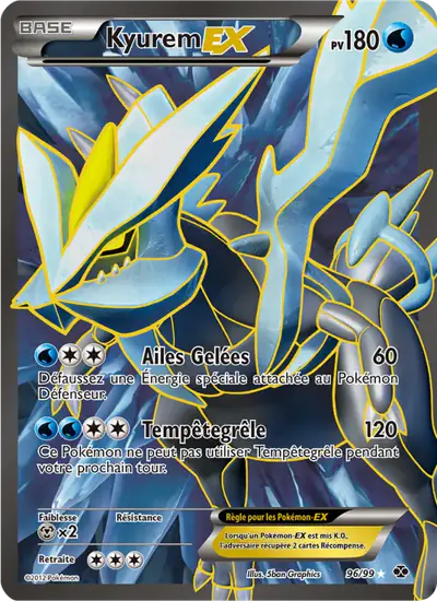 Image de la carte Pokemon Kyurem EX 96/99