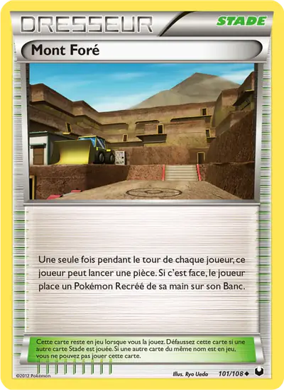 Image de la carte Pokemon Mont Foré 101/108