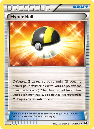 Image de la carte Pokemon Hyper Ball 102/108