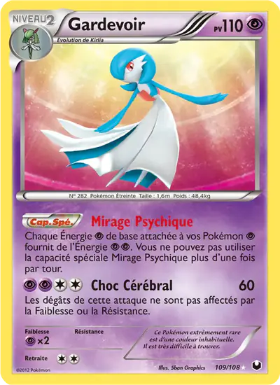 Image de la carte Pokemon Gardevoir 109/108
