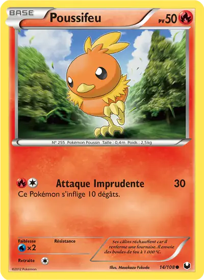 Image de la carte Pokemon Poussifeu 14/108