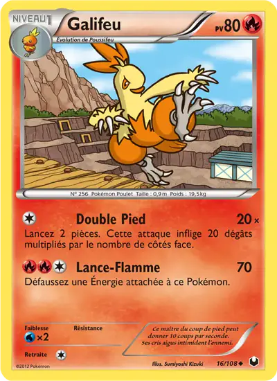 Image de la carte Pokemon Galifeu 16/108