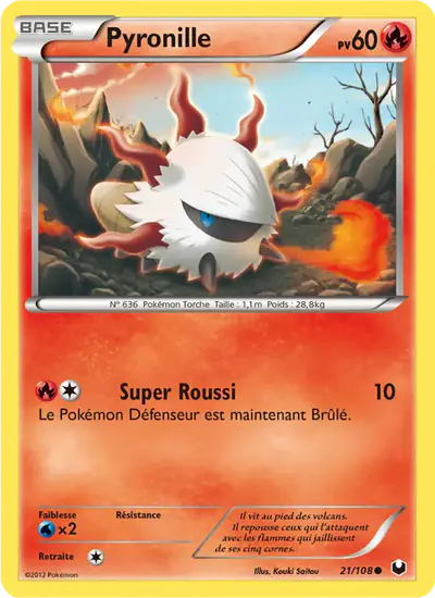 Image de la carte Pokemon Pyronille 21/108