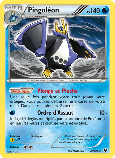 Image de la carte Pokemon Pingoléon 29/108