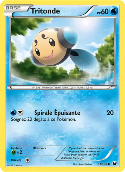 Image de la carte Pokemon Tritonde 31/108