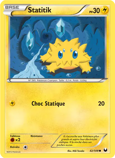 Image de la carte Pokemon Statitik 42/108
