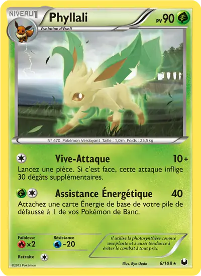 Image de la carte Pokemon Phyllali 6/108