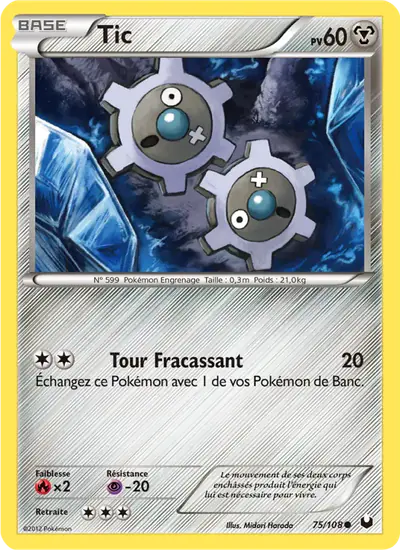Image de la carte Pokemon Tic 75/108