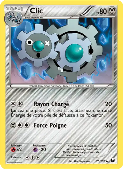 Image de la carte Pokemon Clic 76/108
